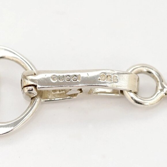 GUCCI Horsebit Chain Bracelet 7.9" Silver 925 Auth w/Box #1662-9 - Picture 5 of 8